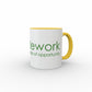 Single Logo Two Tone Mug